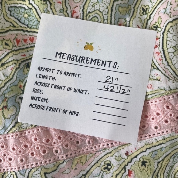 NWT!! Anthropologie FLOREAT Paisley Robe Eyelet Lace Romantic Cottage Small - Picture 15 of 15